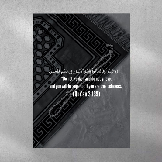 Qur'an 3:139 Poster