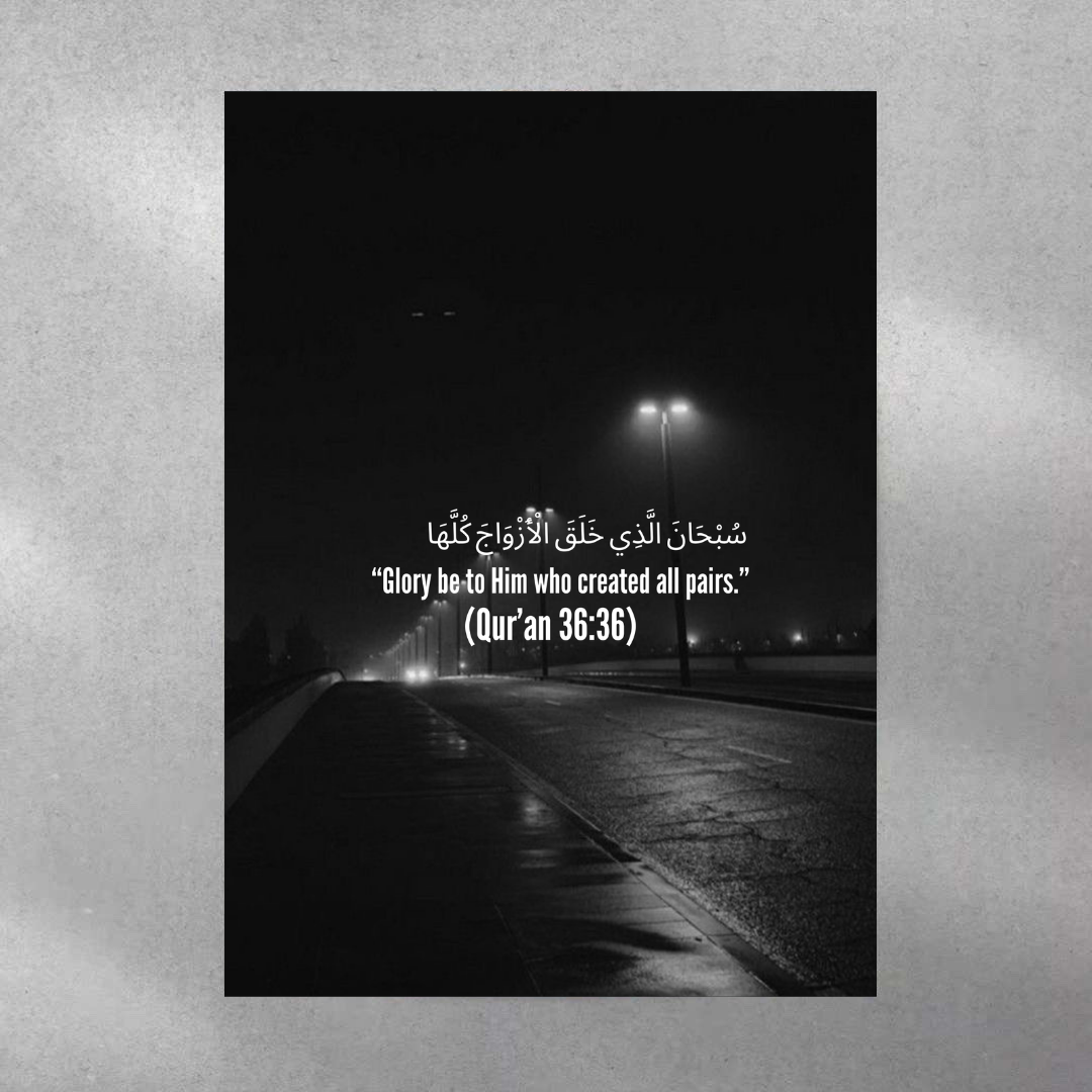 Qur'an 36:36 Poster
